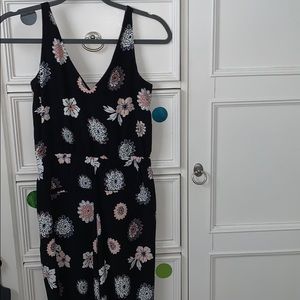Ann Taylor Floral Jumpsuit